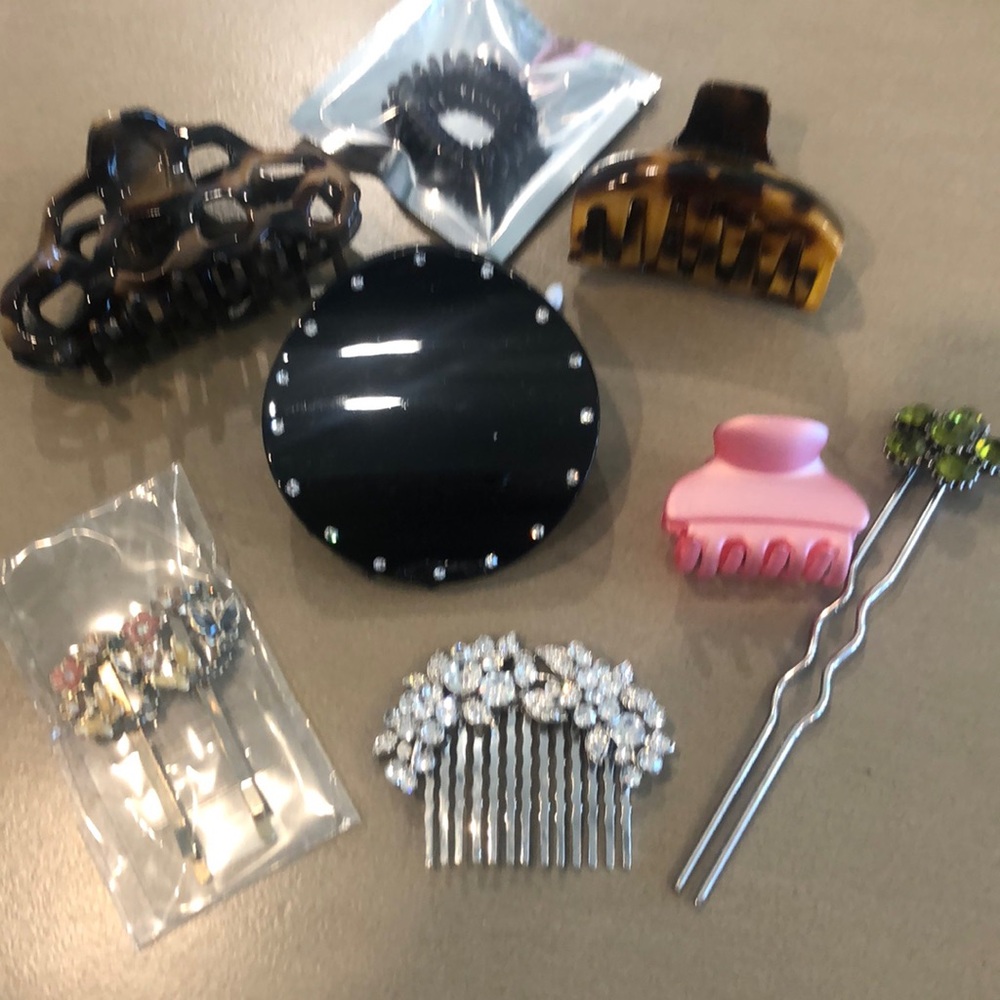 Chic rhinestone hair accessories some are made in France